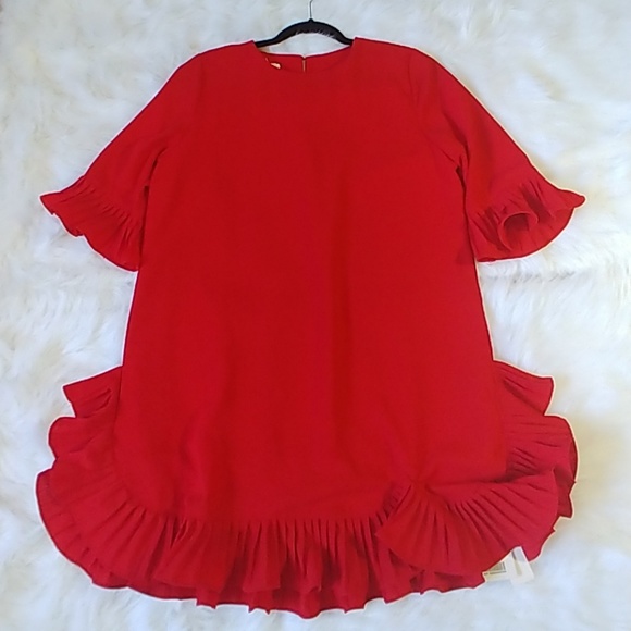 Dresses & Skirts - Stunning red ruffled dress..